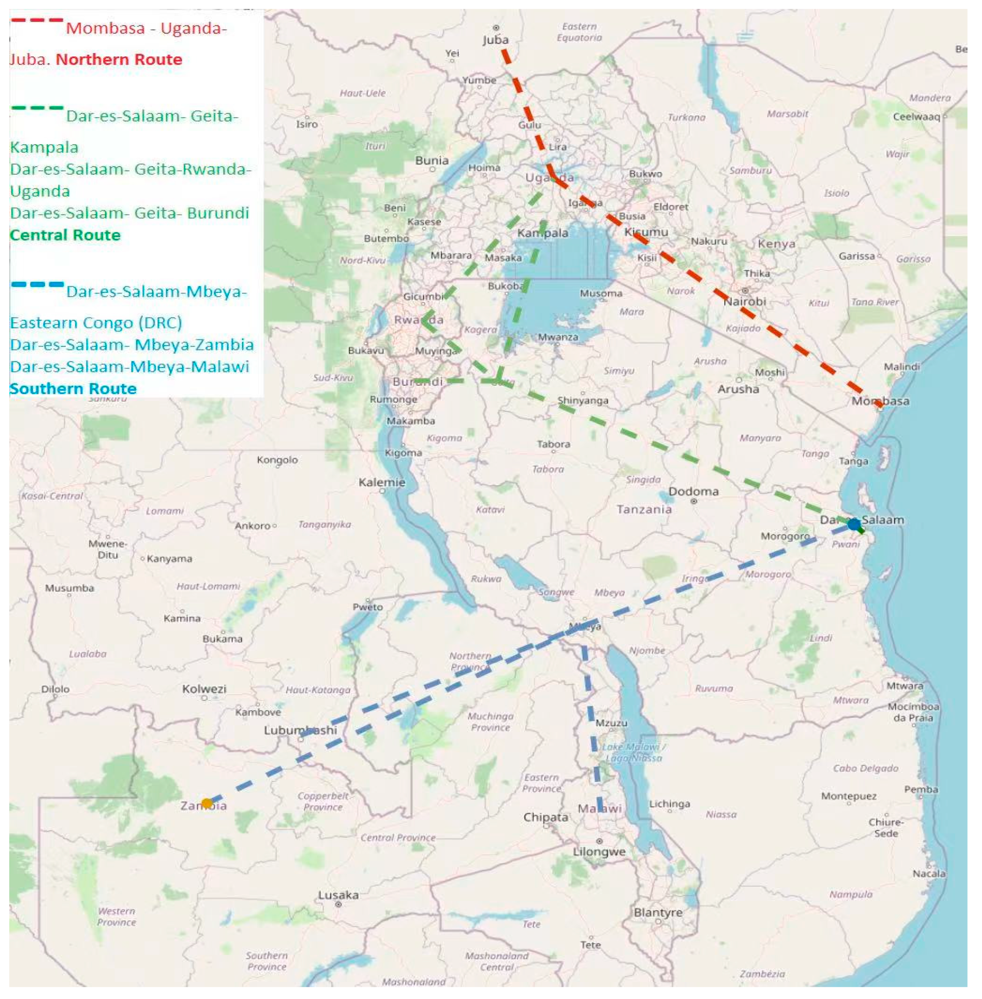 Our Routes Map